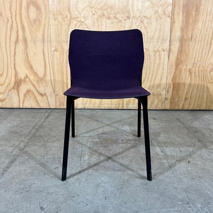 Wilkhahn Chassis Visitor Chair Purple