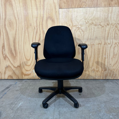 Black Corporate Task Chair with Arms