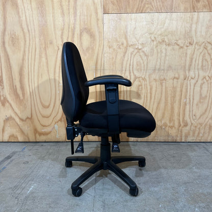 Black Corporate Task Chair with Arms