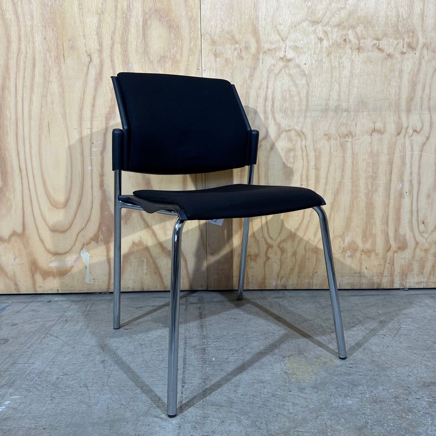 Black STEM Company Stackable Chair
