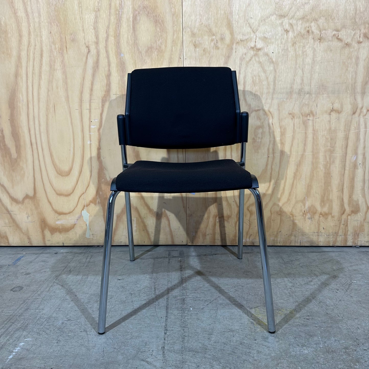 Black STEM Company Stackable Chair