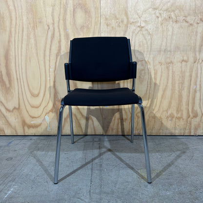 Black STEM Company Stackable Chair