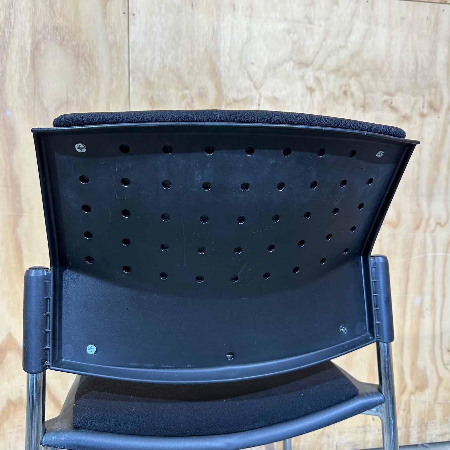 Black STEM Company Stackable Chair