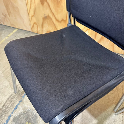 Black STEM Company Stackable Chair