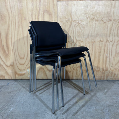 Black STEM Company Stackable Chair