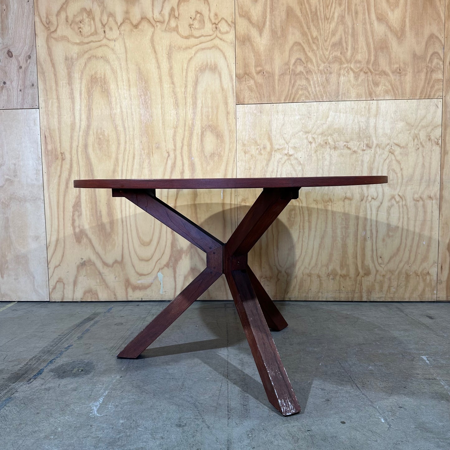 Wooden Round Outdoor Table