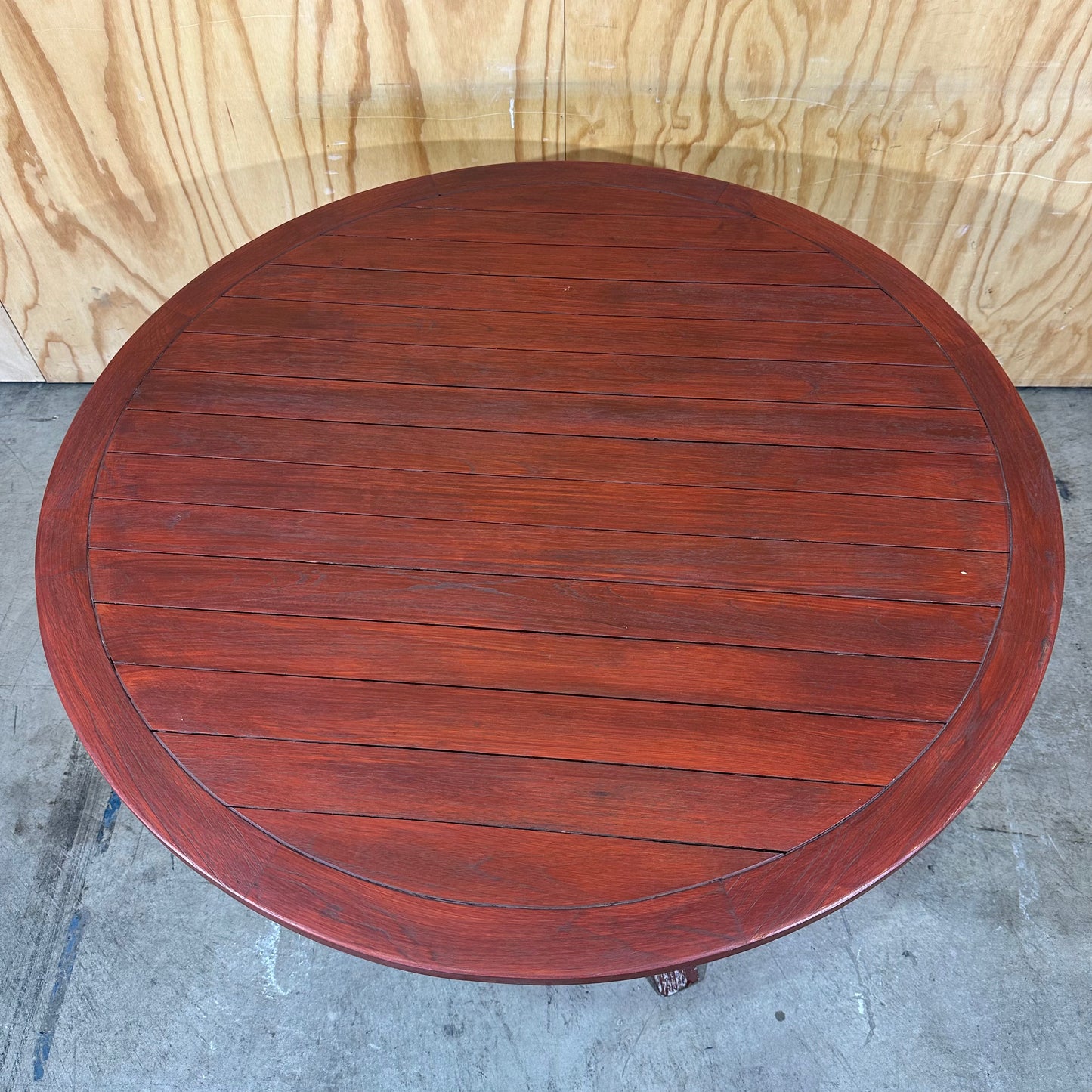 Wooden Round Outdoor Table