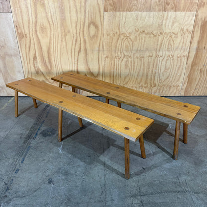 Rustic Solid Timber Bench Seat