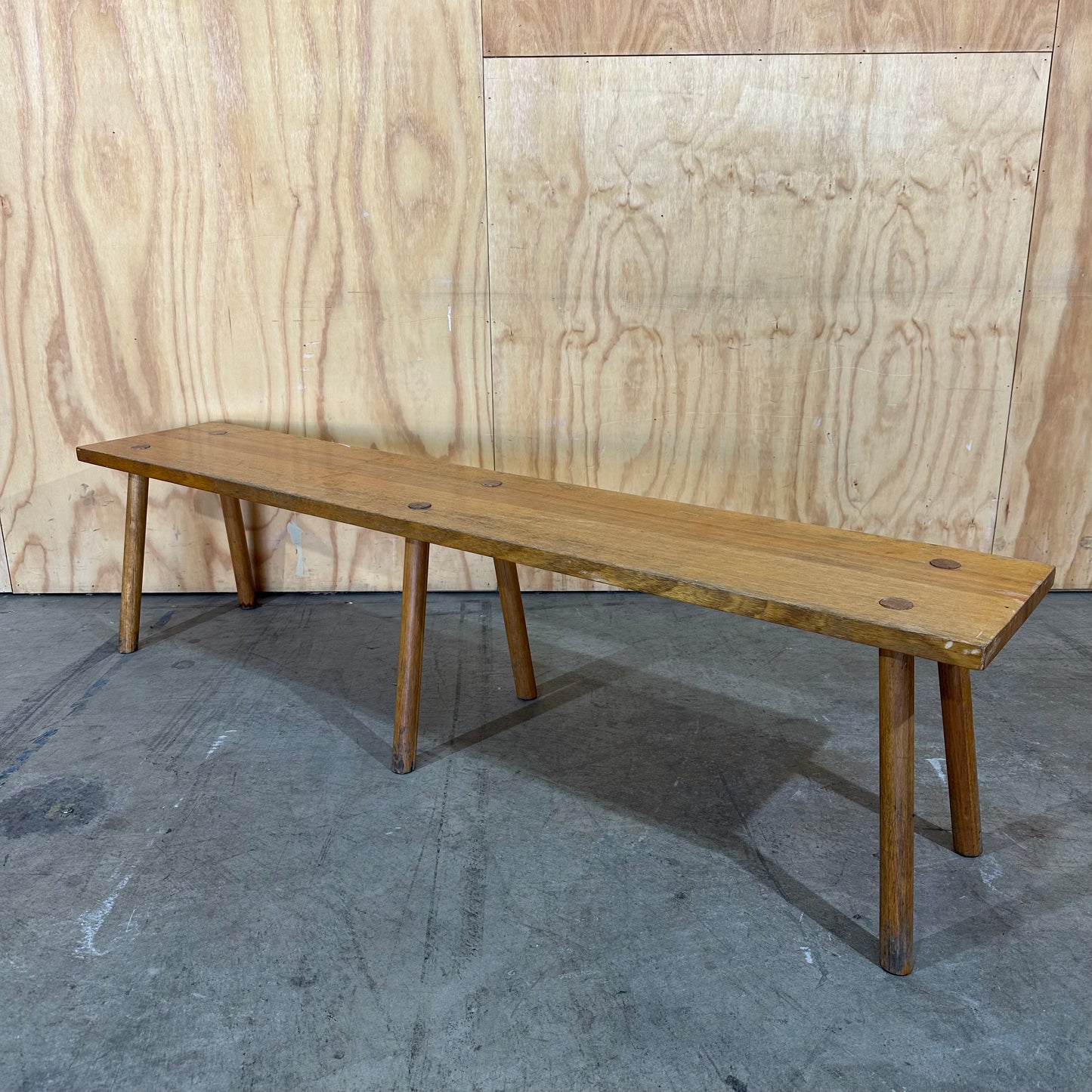 Rustic Solid Timber Bench Seat