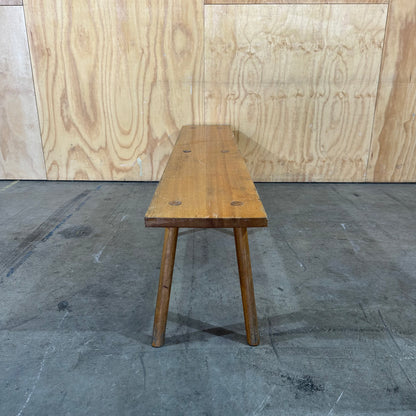 Rustic Solid Timber Bench Seat