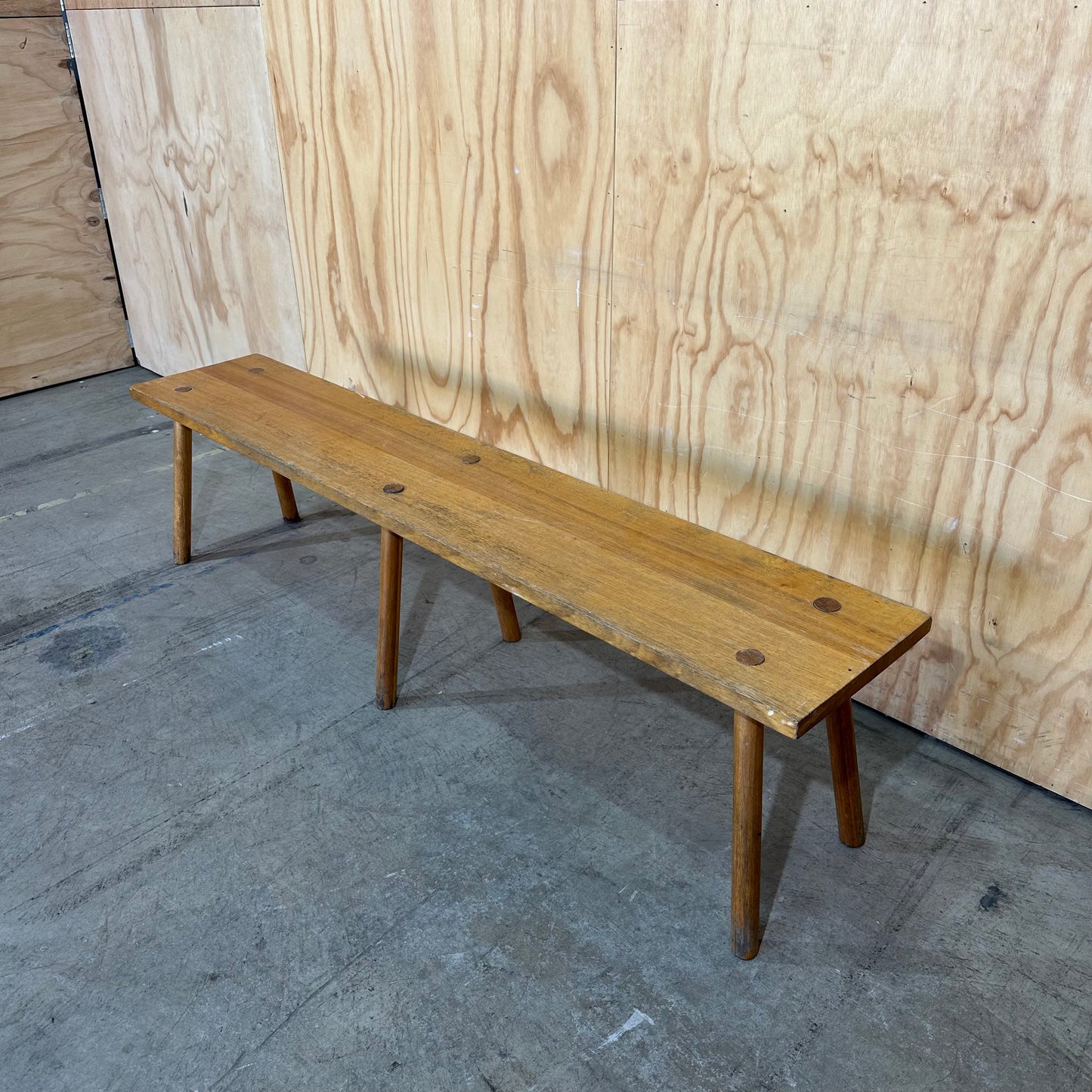 Rustic Solid Timber Bench Seat