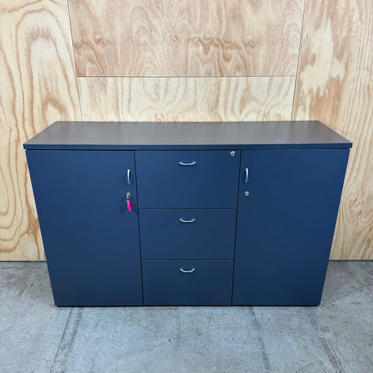 Large Grey Cupboard lockable with keys