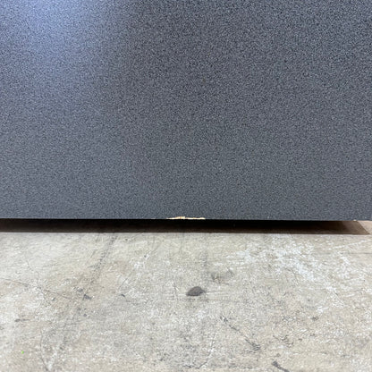 Oak veneer and charcoal 3 drawer pedestal
