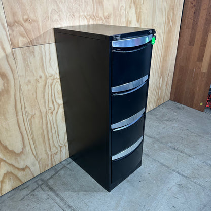 Stilford filing cabinet black four drawers