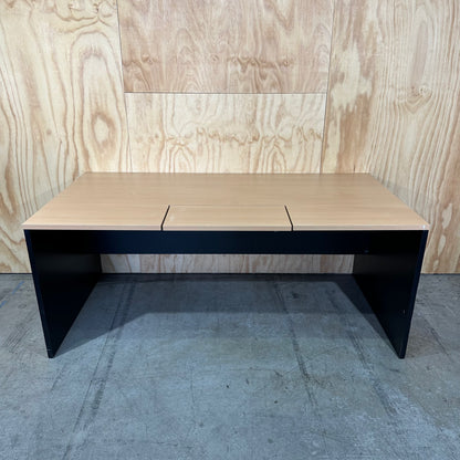 Desk with Adjustable Keyboard Height