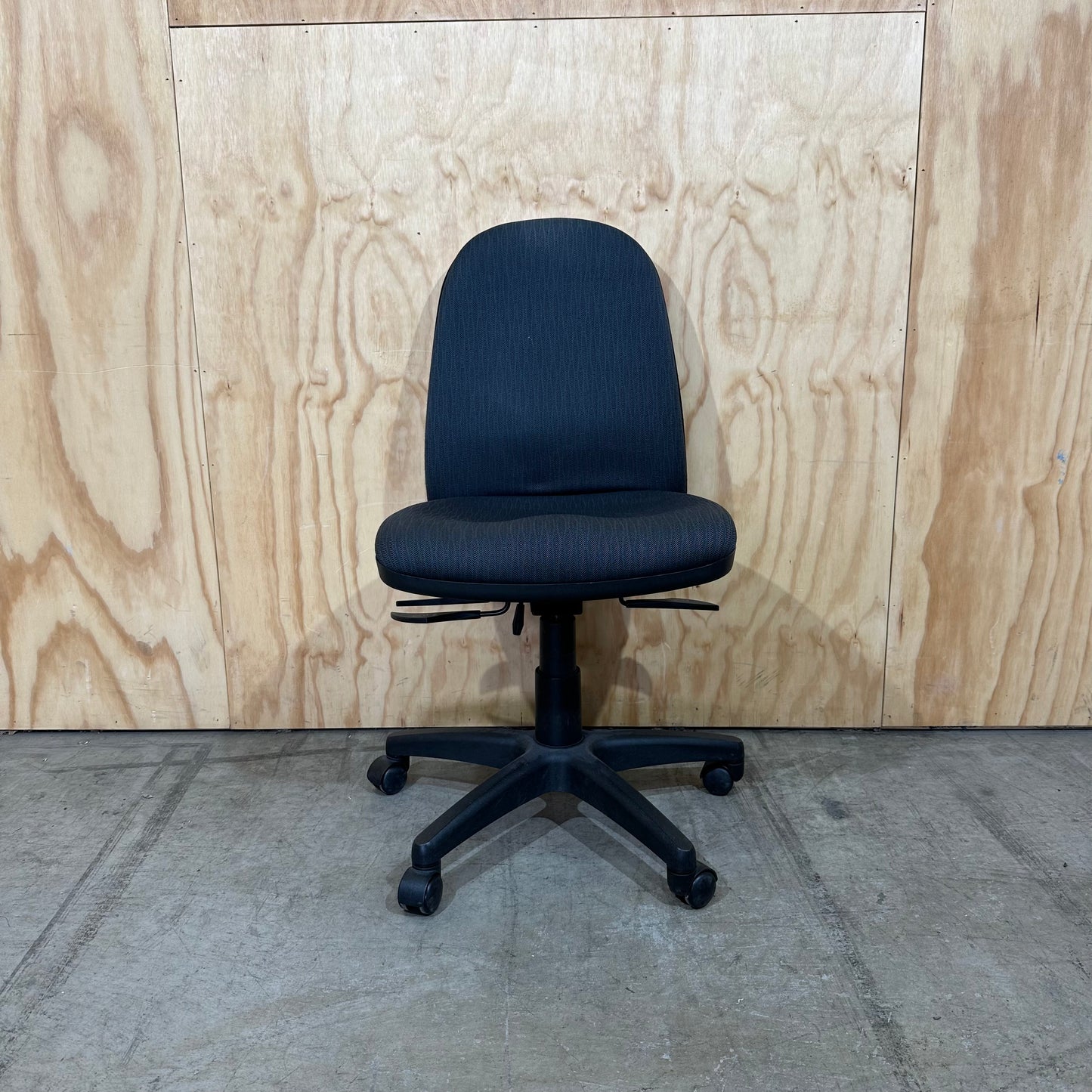 Highback Task Chair in Grey Pattern by Turnco