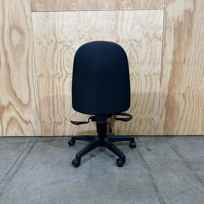 Highback Task Chair in Grey Pattern by Turnco