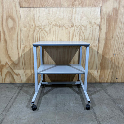 Small grey side unit on wheels