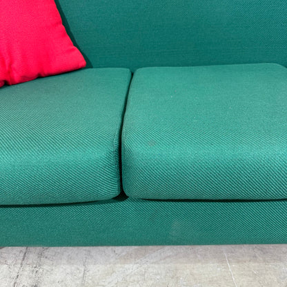 Three seater couch in emerald greeen