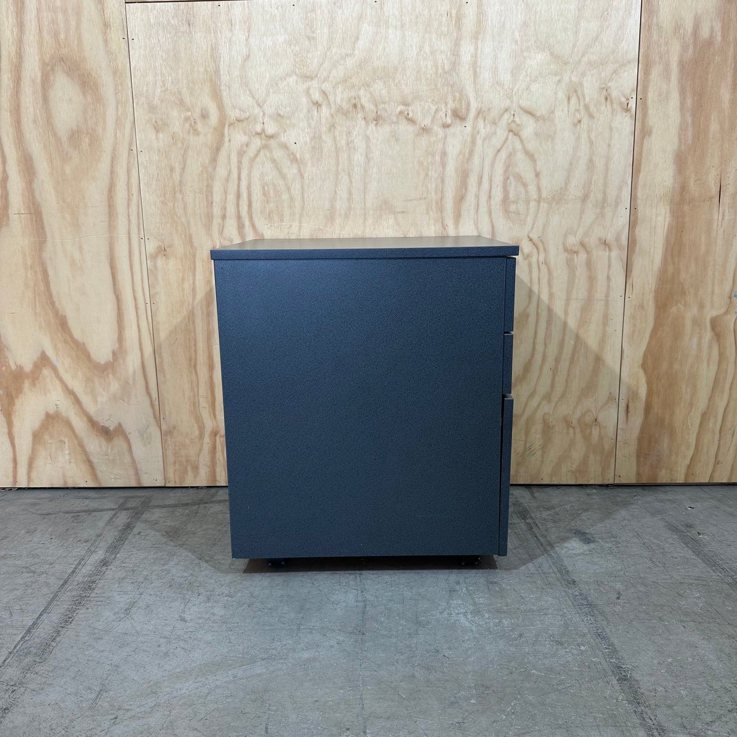 Charcoal three drawer Pedestal