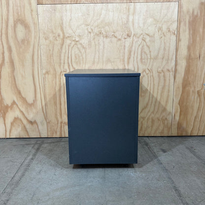 Charcoal three drawer Pedestal