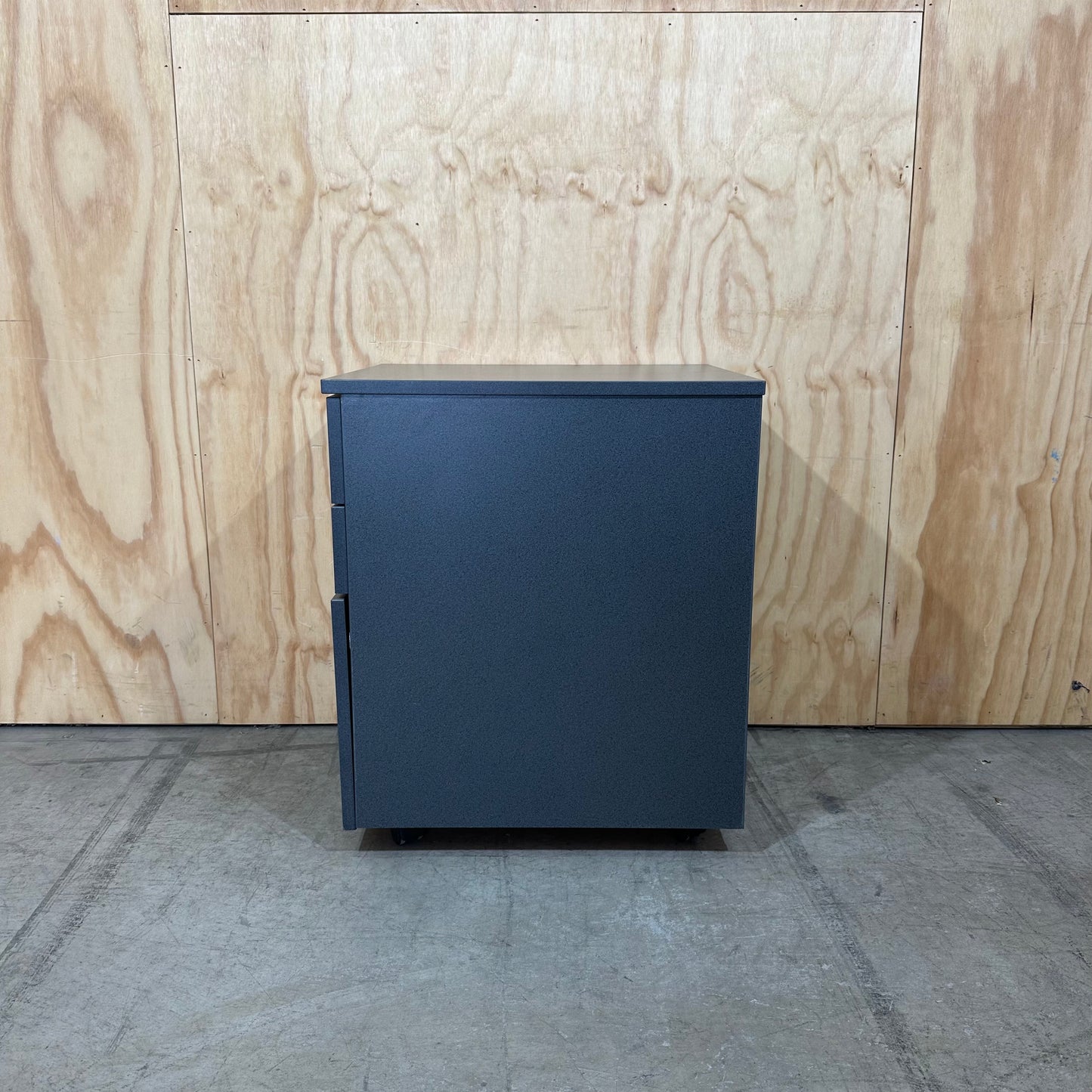 Charcoal three drawer Pedestal