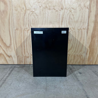 Black 2 Drawer Filing Cabinet