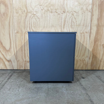 Grey 2 Drawer Pedestal