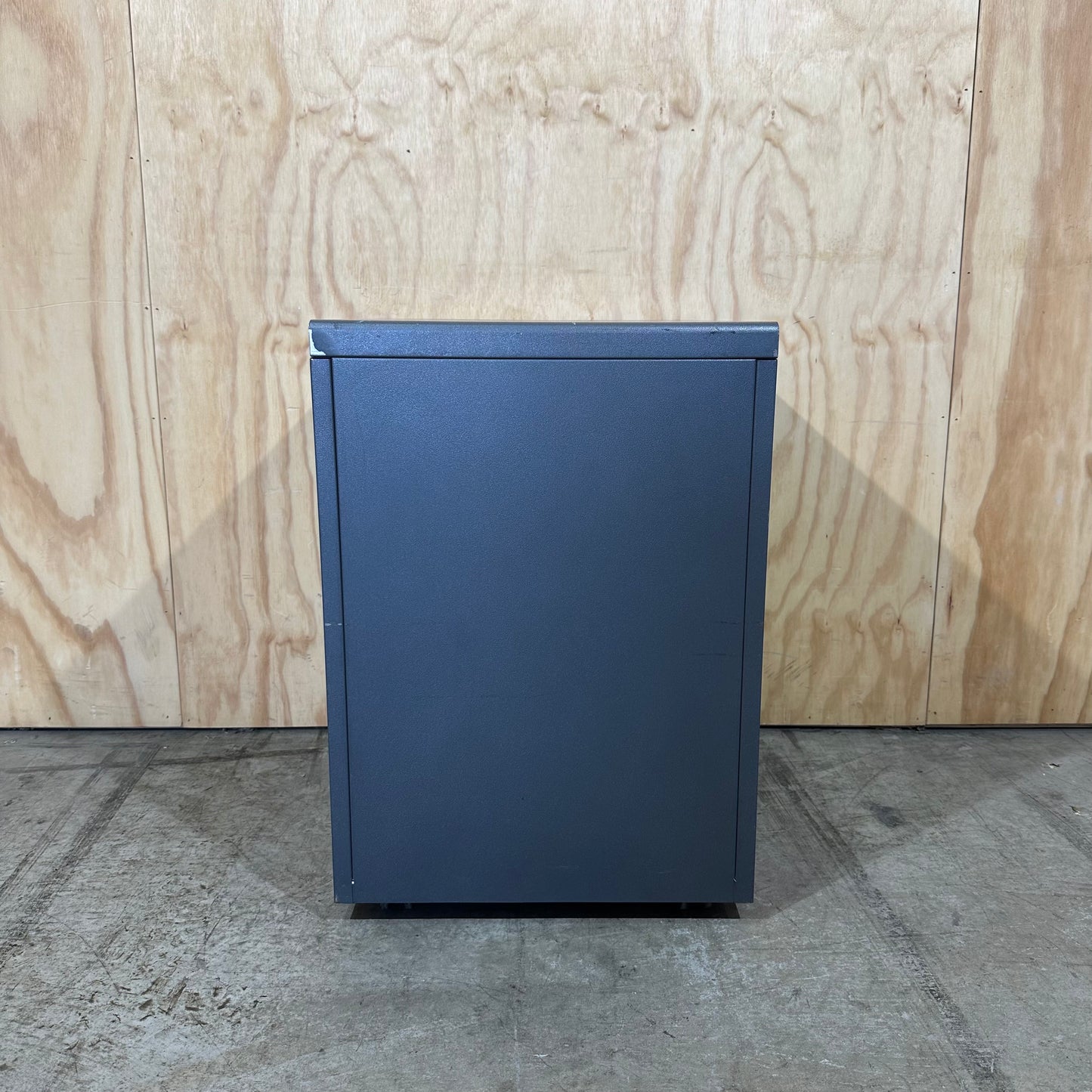 Grey Metal 3 Drawer Pedestal