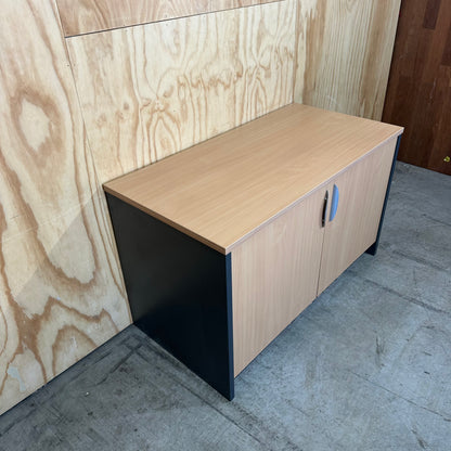 Light wooden veneer sideboard