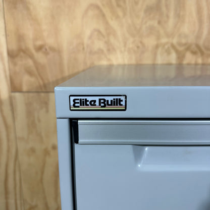 Elitebuilt Grey 4 drawer filing cabinet
