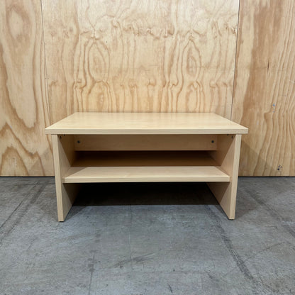 Light Wood Veneer Coffee Table