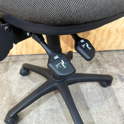 Grey Stem Task Chair