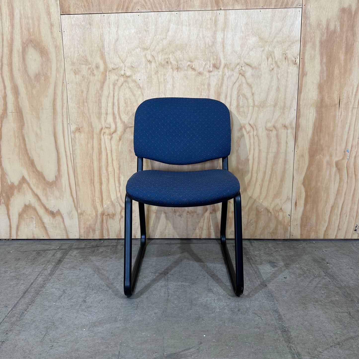 Blue Pattern Visitor Chair