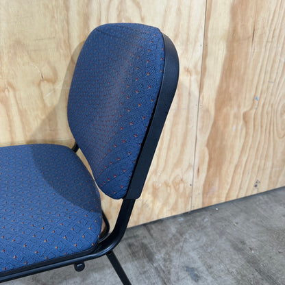 Blue Pattern Visitor Chair