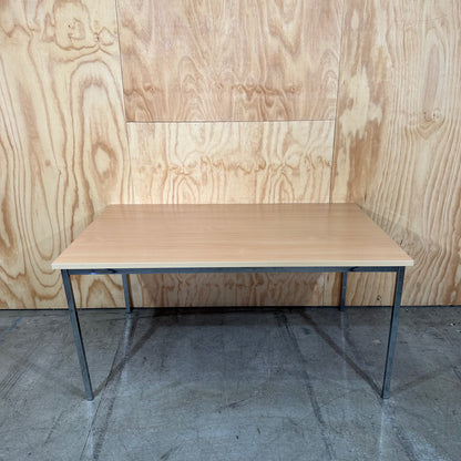 Steel frame office table