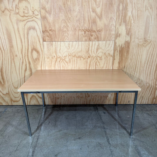 Steel frame office table