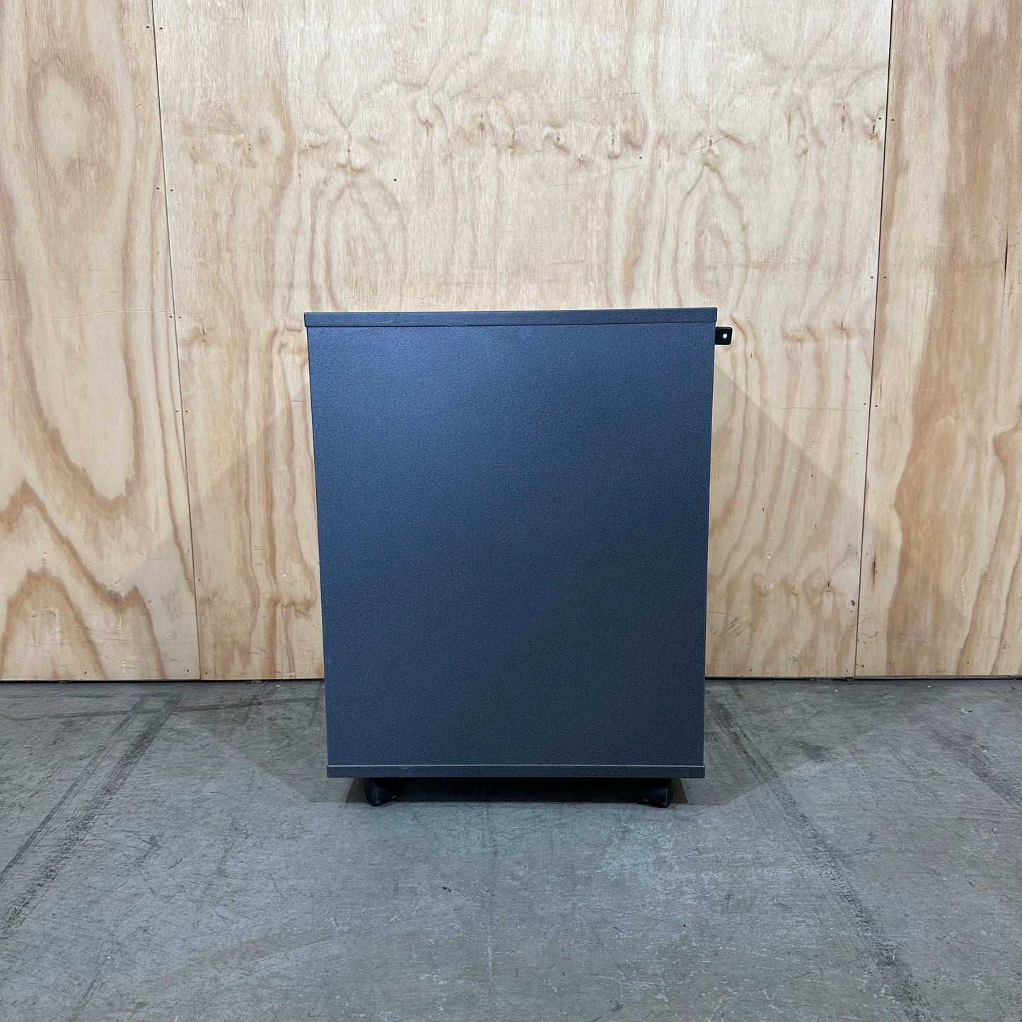 Wooden Veneer/Charcoal Pedestal