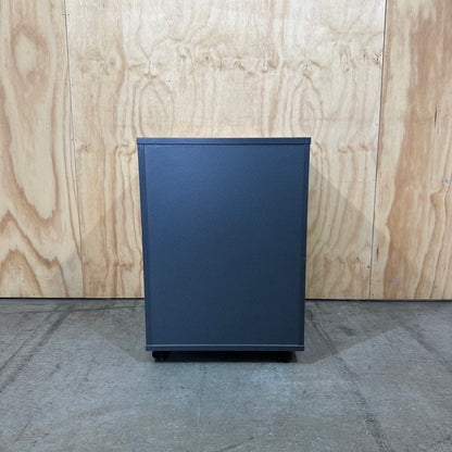 Wooden Veneer/Charcoal Pedestal