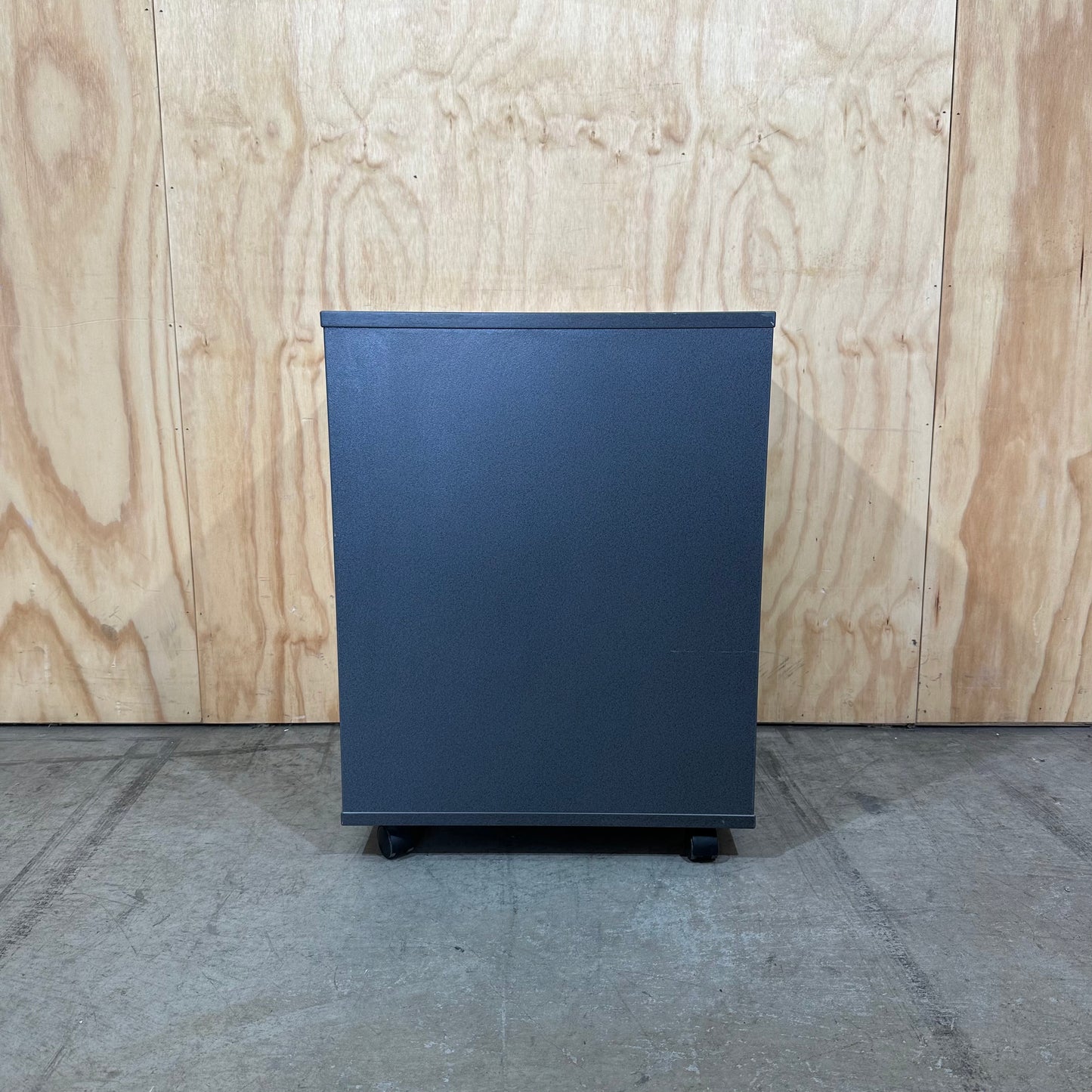 Wooden Veneer/Charcoal Pedestal