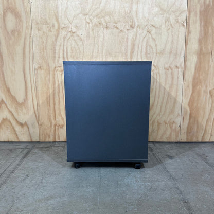 Wooden Veneer/Charcoal Pedestal