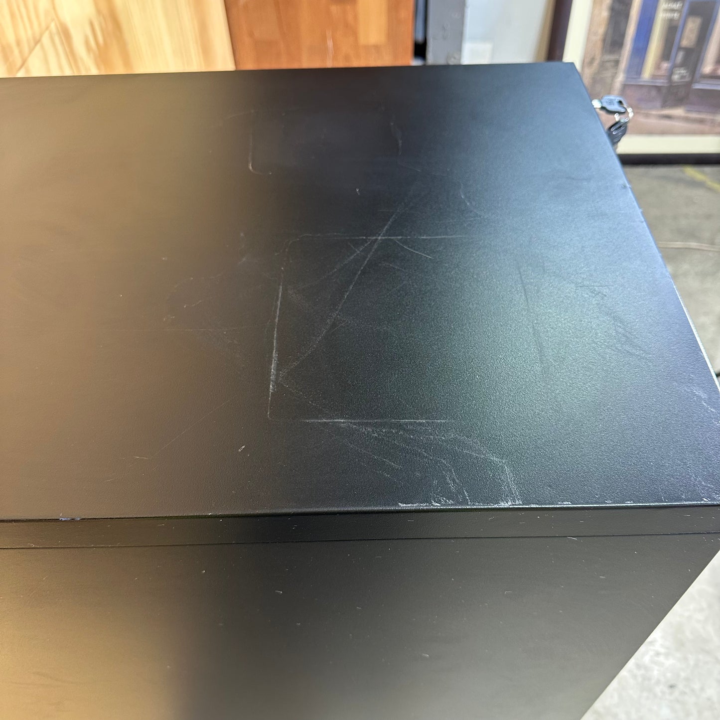 Black Pinnacle 4 Drawer Filing Cabinet