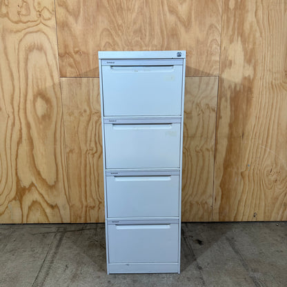 Brownbuilt Legato Vertical Filing Cabinet in Grey