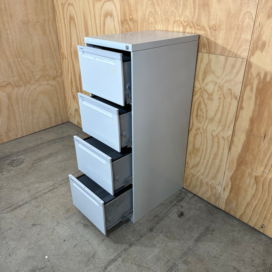 Brownbuilt Legato Vertical Filing Cabinet in Grey