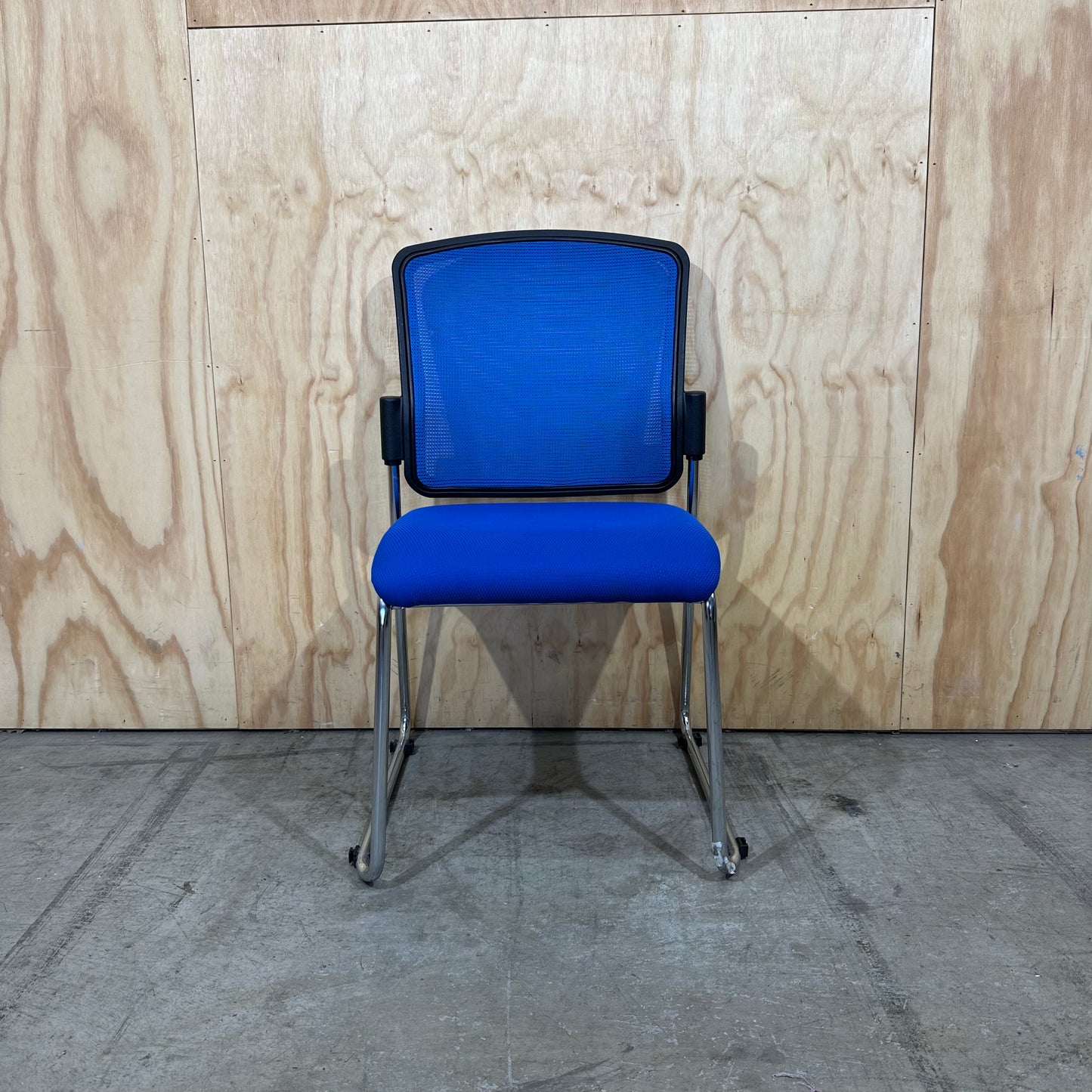 Spencer Blue Meshback Visitor Chair