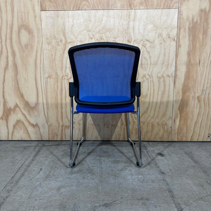 Spencer Blue Meshback Visitor Chair
