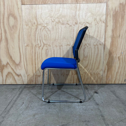 Spencer Blue Meshback Visitor Chair