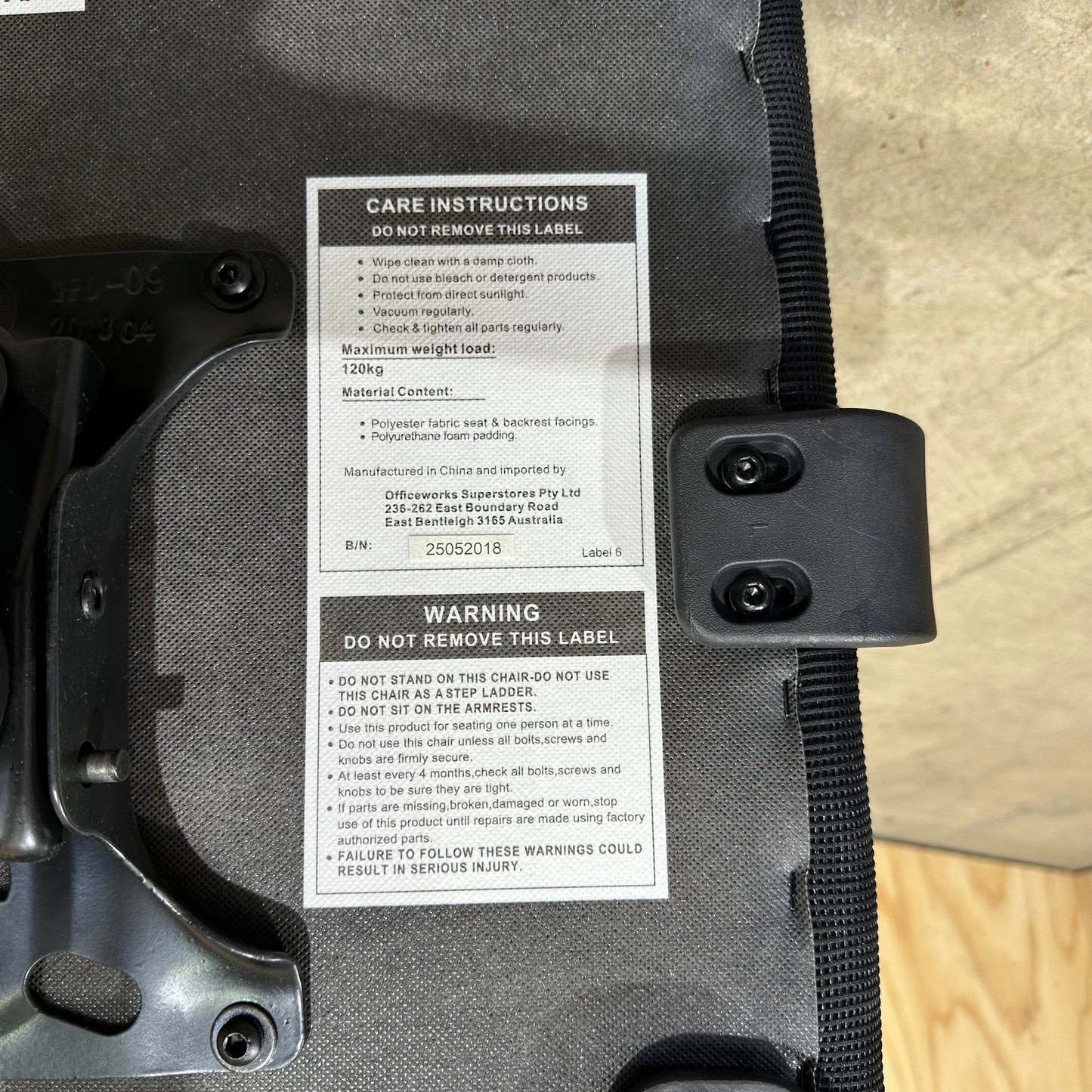 Black Meshback Task Chair