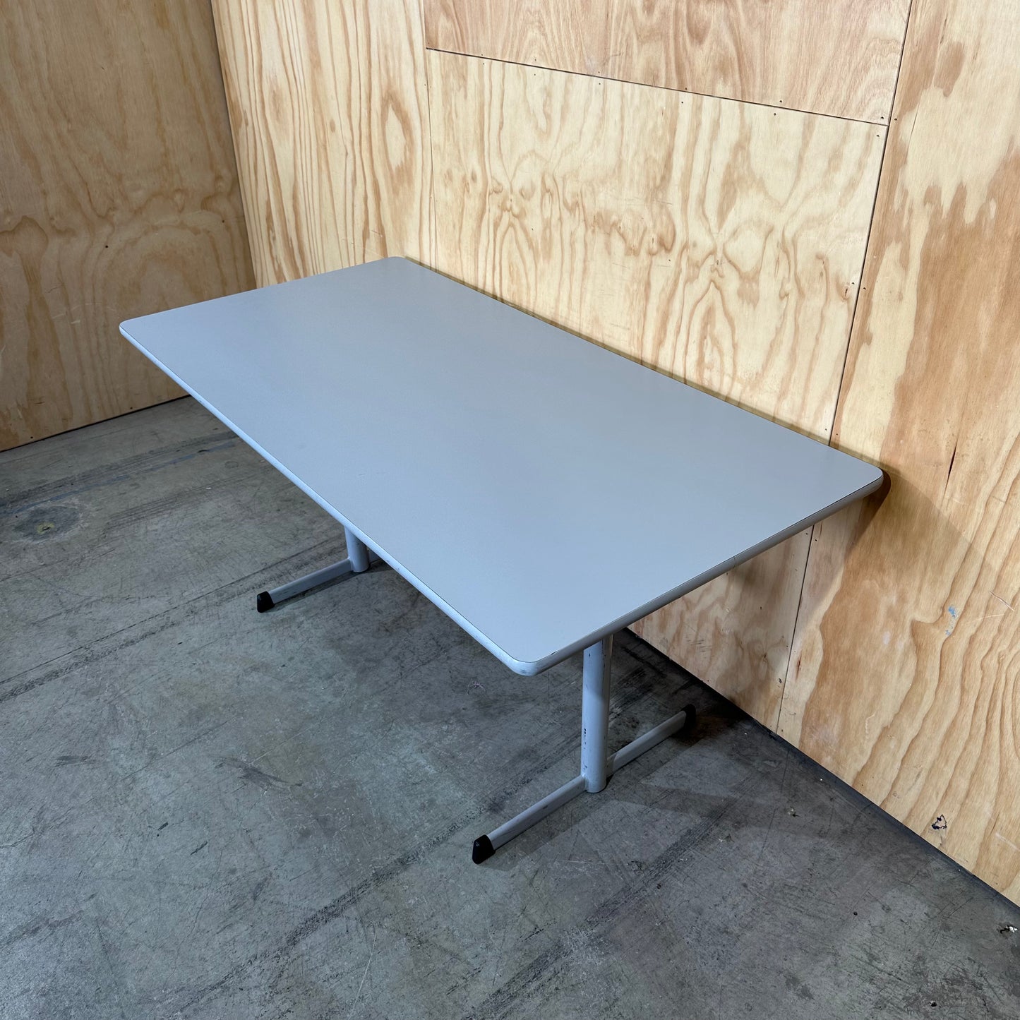 Grey Melamine Desk