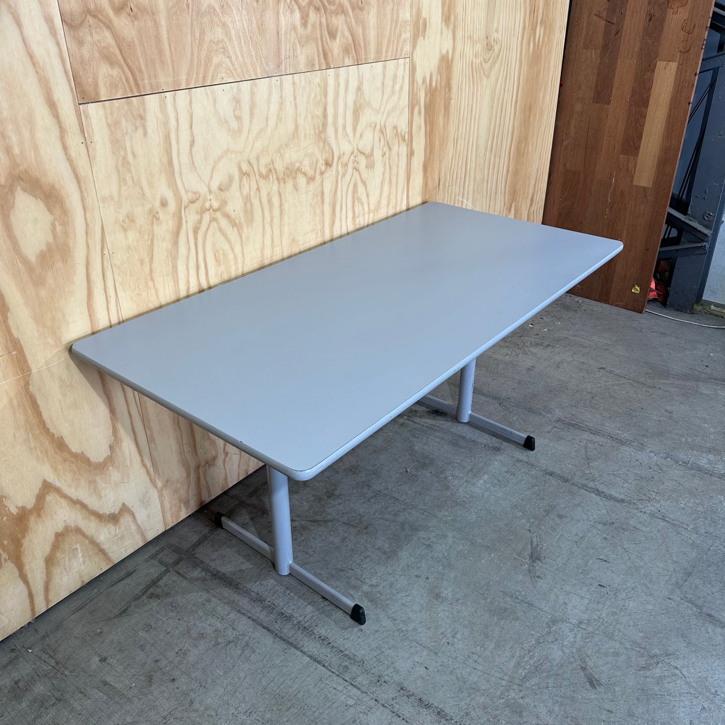 Grey Melamine Desk